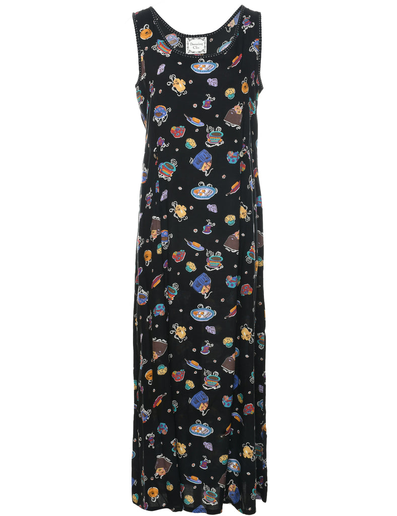 Sleeveless Maxi Dress - M