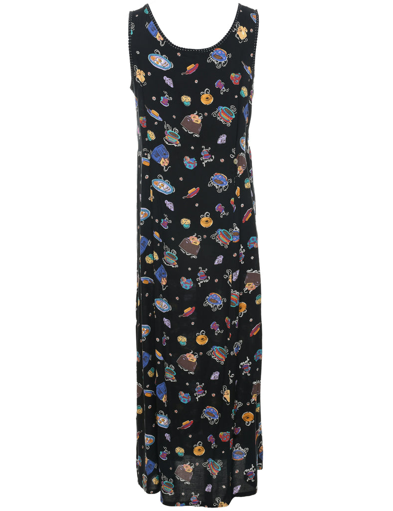Sleeveless Maxi Dress - M