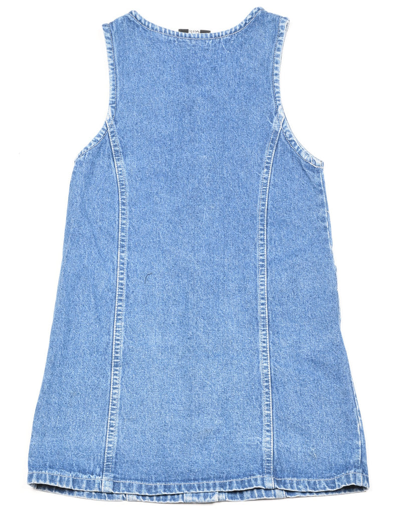 Sleeveless Medium Wash Denim Dress - 5 YEARS