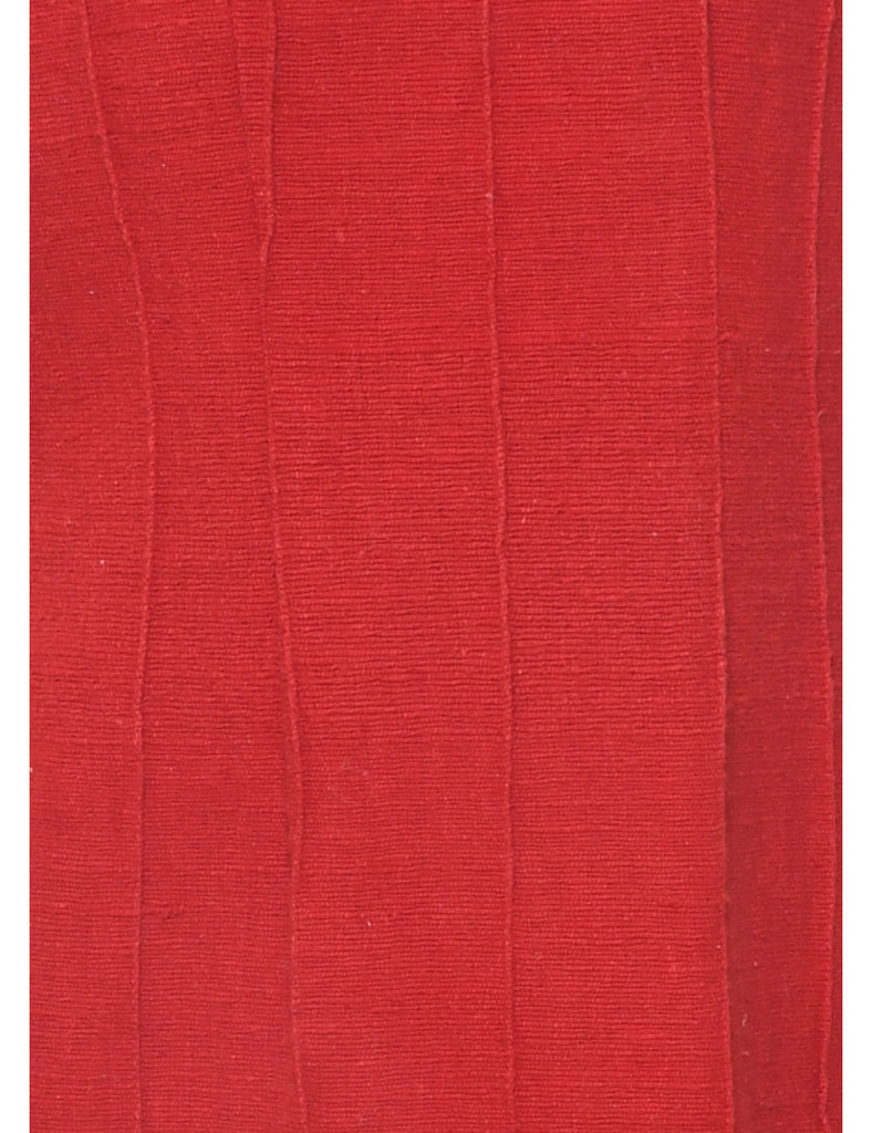 Sleeveless Red Dress - M
