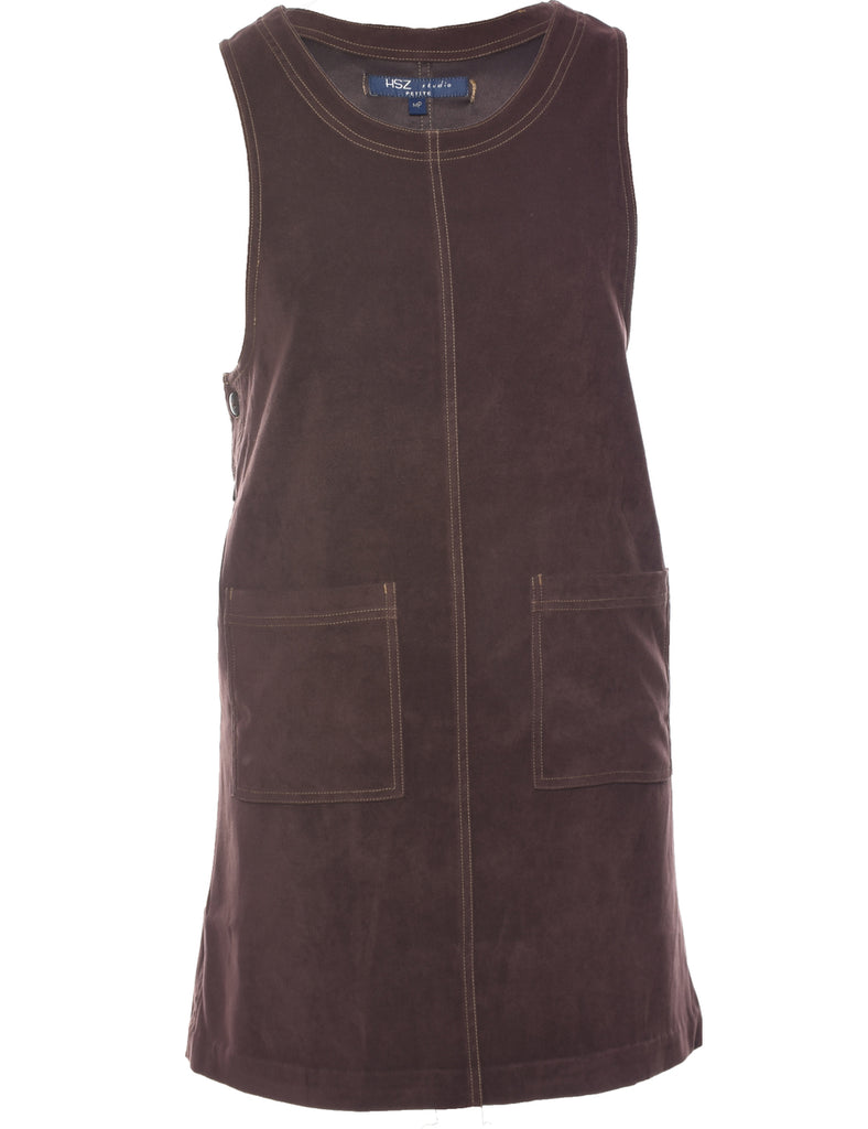 Sleeveless Shift Dress - M