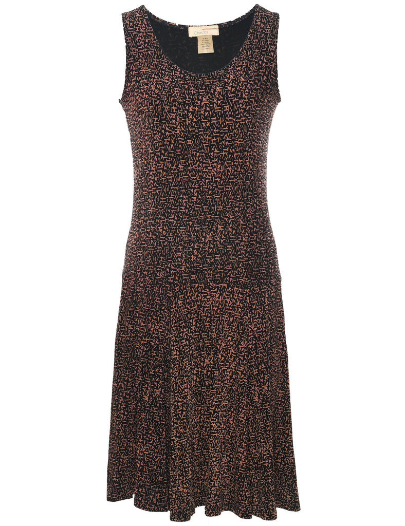 Sleeveless Strechy Dress - M