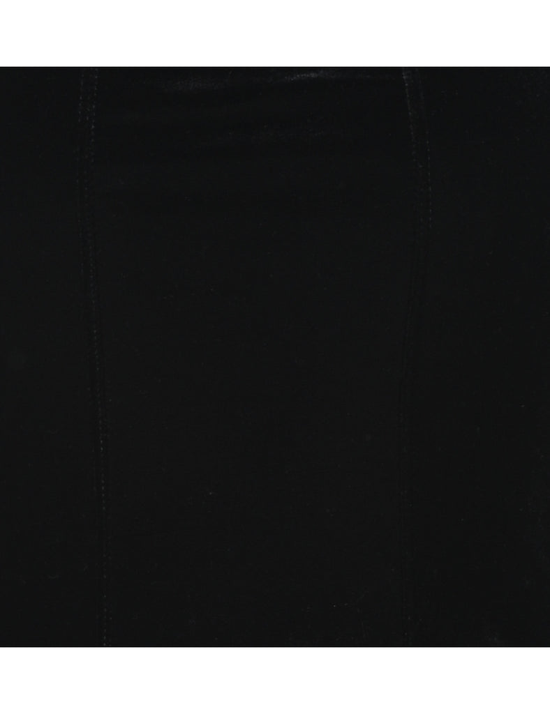 Sleeveless Velvet Evening Top - S