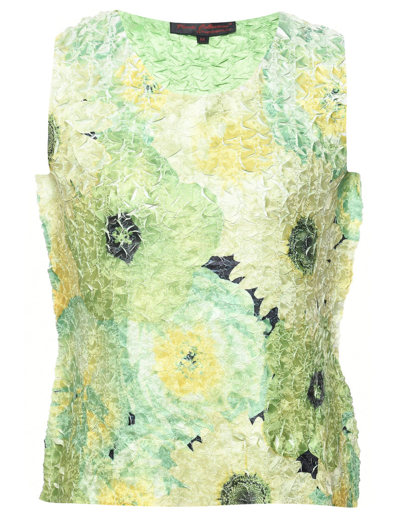 Smocked Evening Top - M
