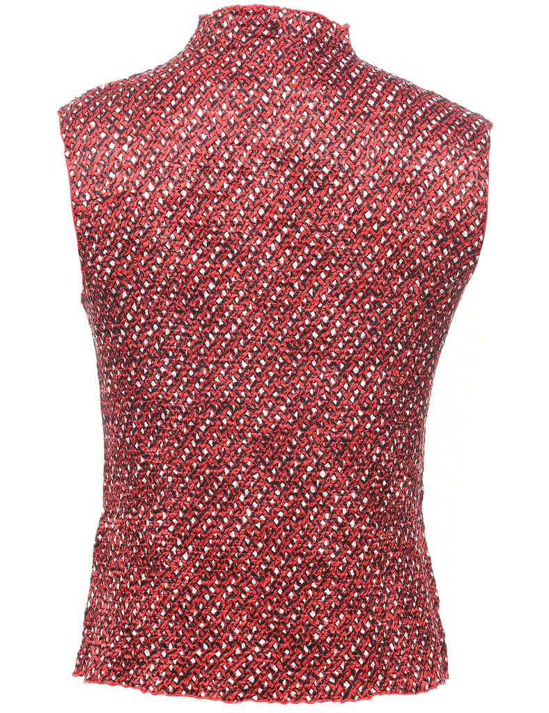 Smocked Evening Top - M
