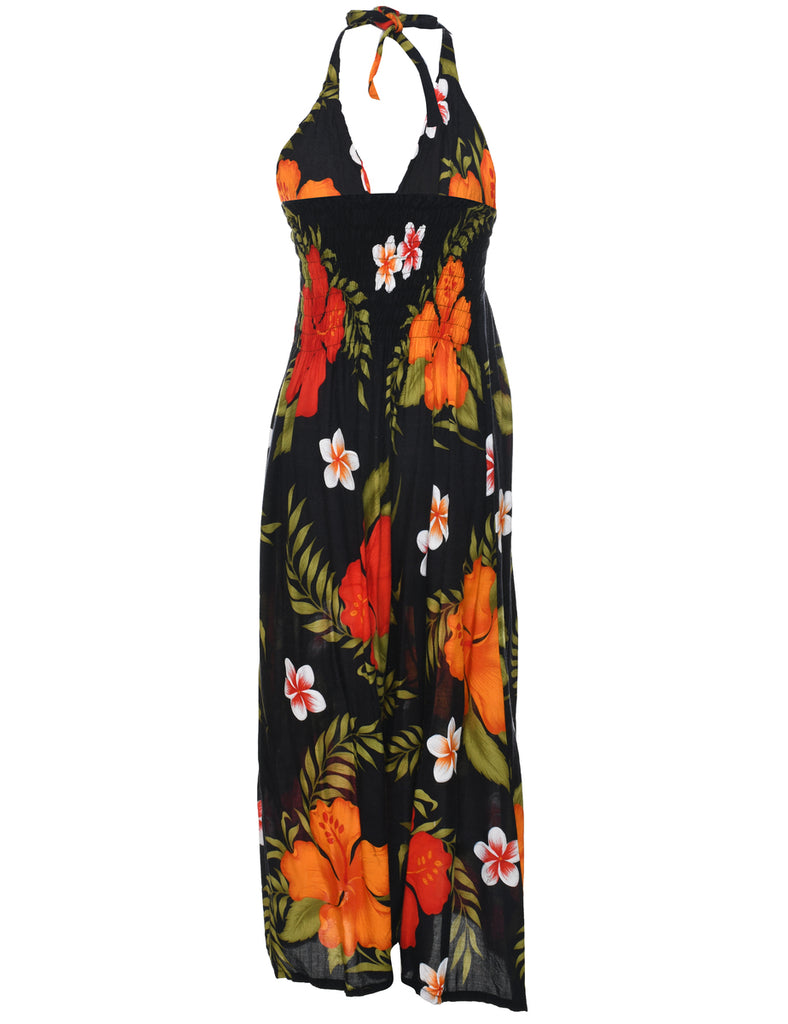 Smocked Maxi Dress - XS