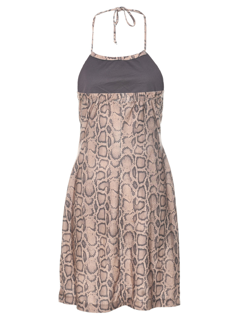 Snakeskin Finish Dress - S