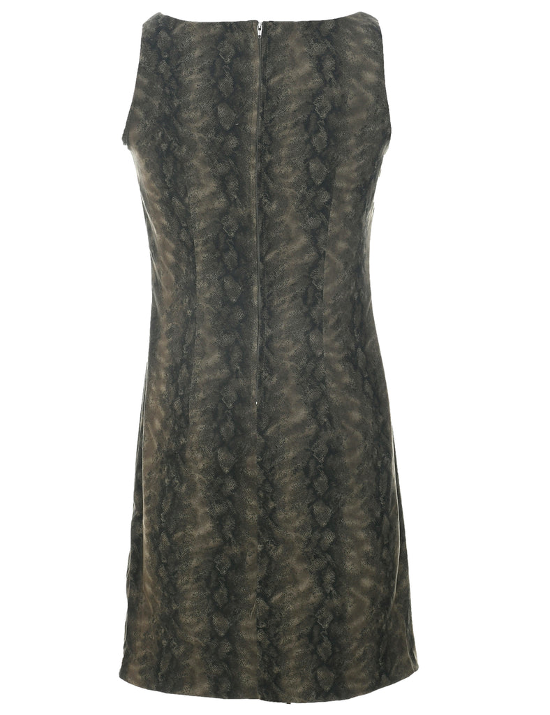Snakeskin Finish Dress - S