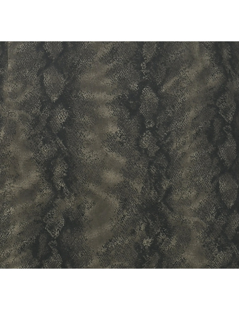 Snakeskin Finish Dress - S