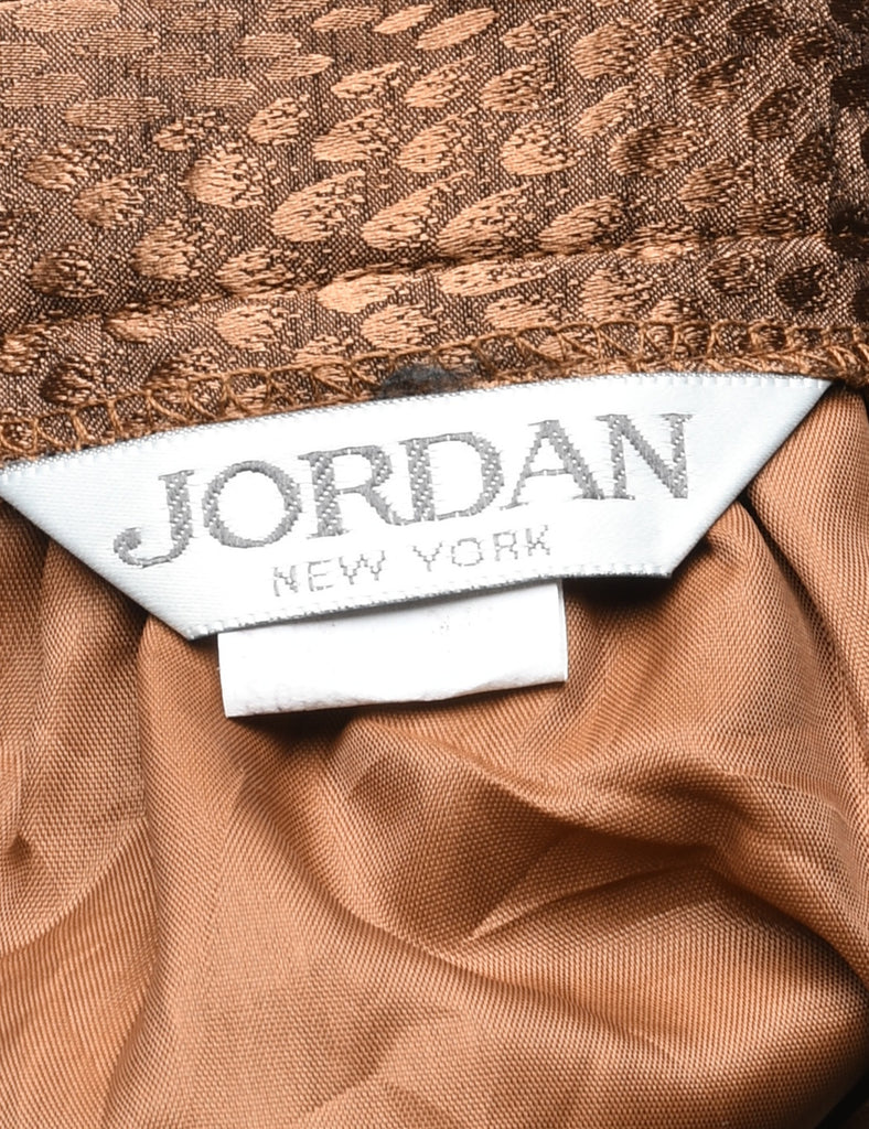 Snakeskin Pattern Midi Skirt - S