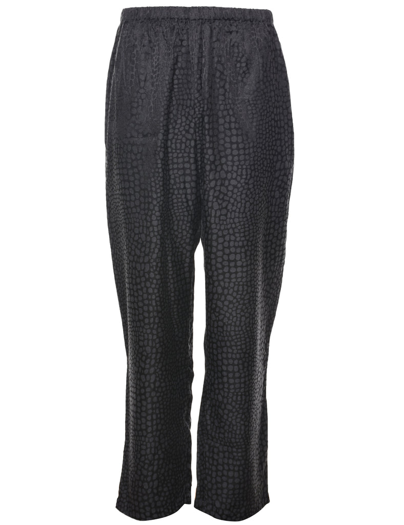 Snakeskin Pattern Trousers - W36 L30