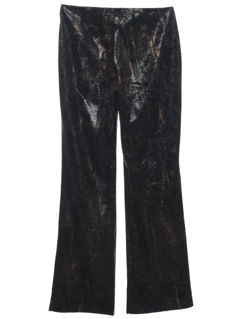 Snakeskin Pattern Trousers - W28 L31
