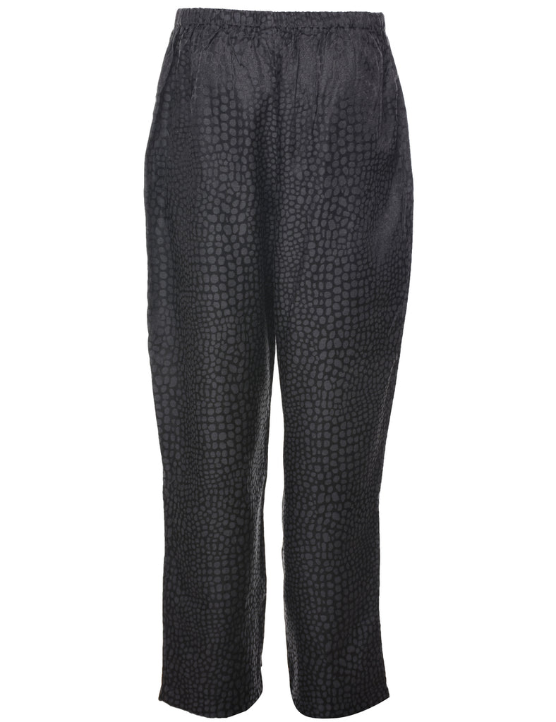 Snakeskin Pattern Trousers - W36 L30