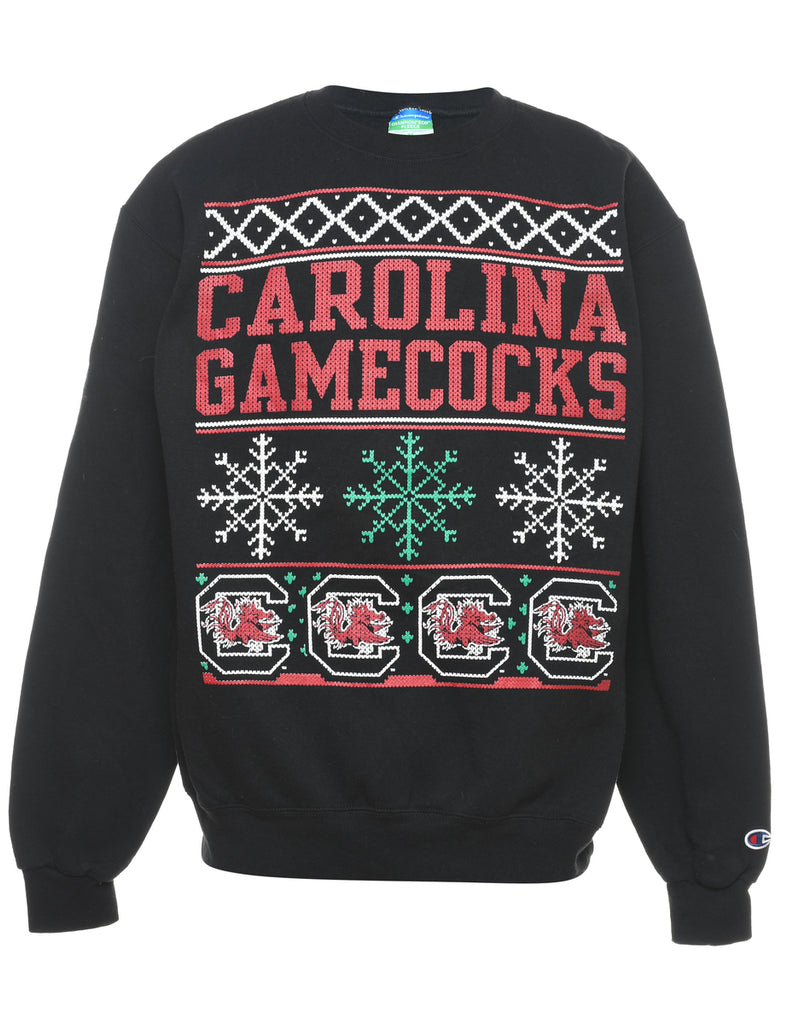Snowfall Design Carolina Gamecocks Christmas Sweatshirt - M