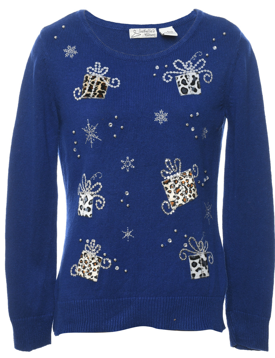 Crew Neck Beyond Retro Christmas Jumpers Beyond Retro Christmas