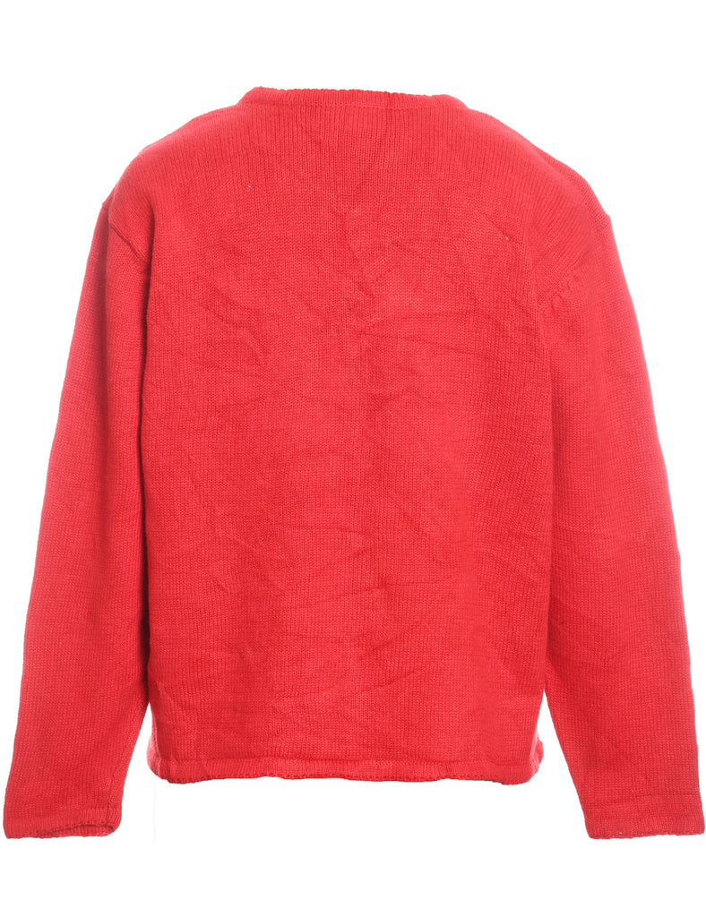 Snowman Christmas Cardigan - S