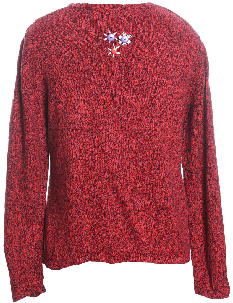 Snowman Christmas Cardigan - S