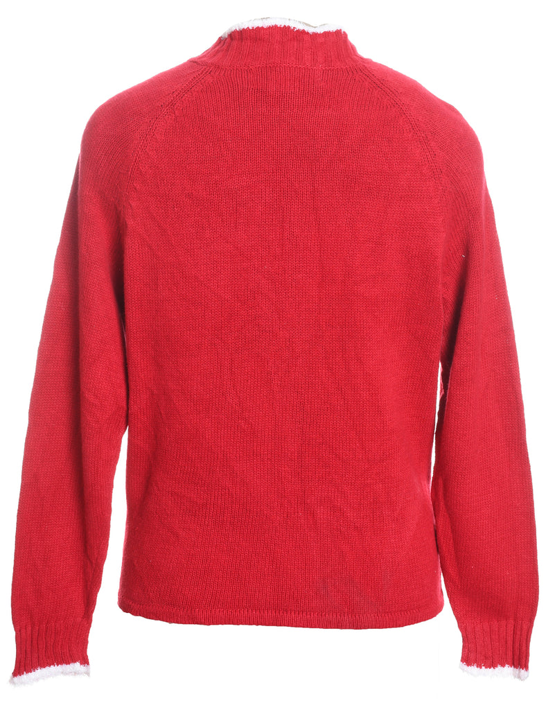 Snowman Christmas Cardigan - M