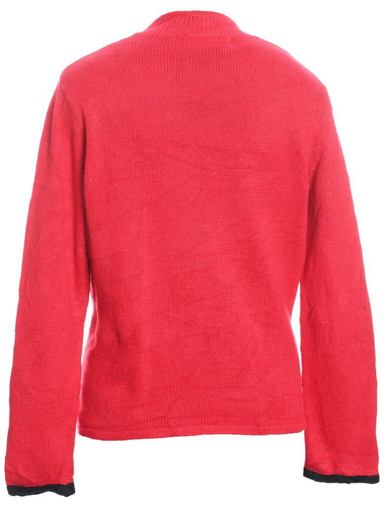 Snowman Christmas Cardigan - M