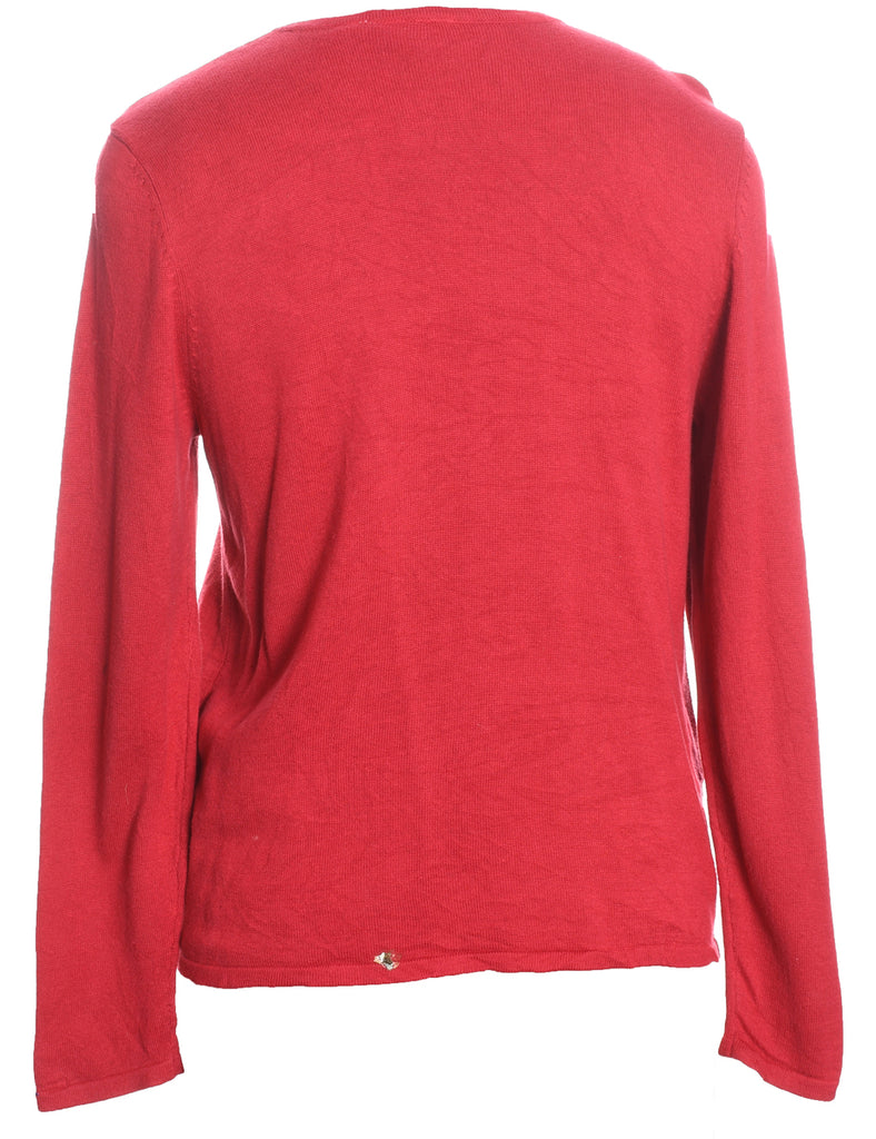 Snowman Christmas Cardigan - M