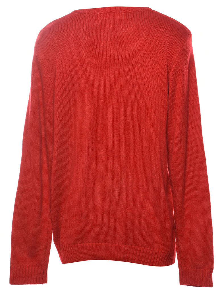 Snowman Christmas Jumper - L