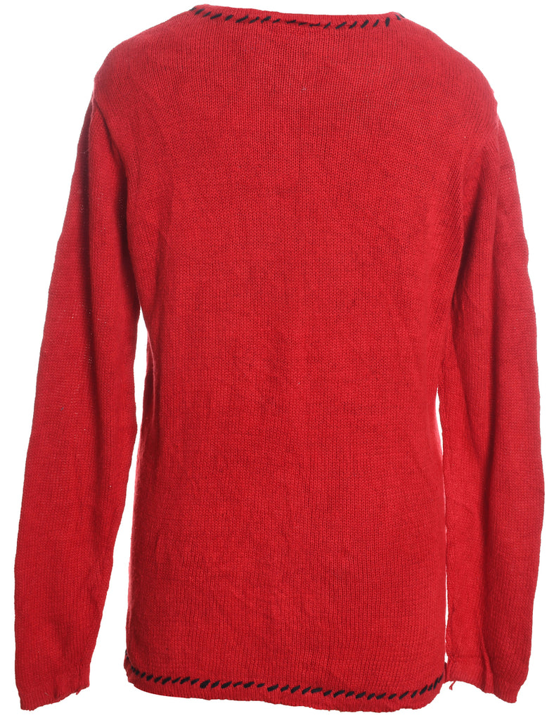 Snowman Christmas Jumper - M