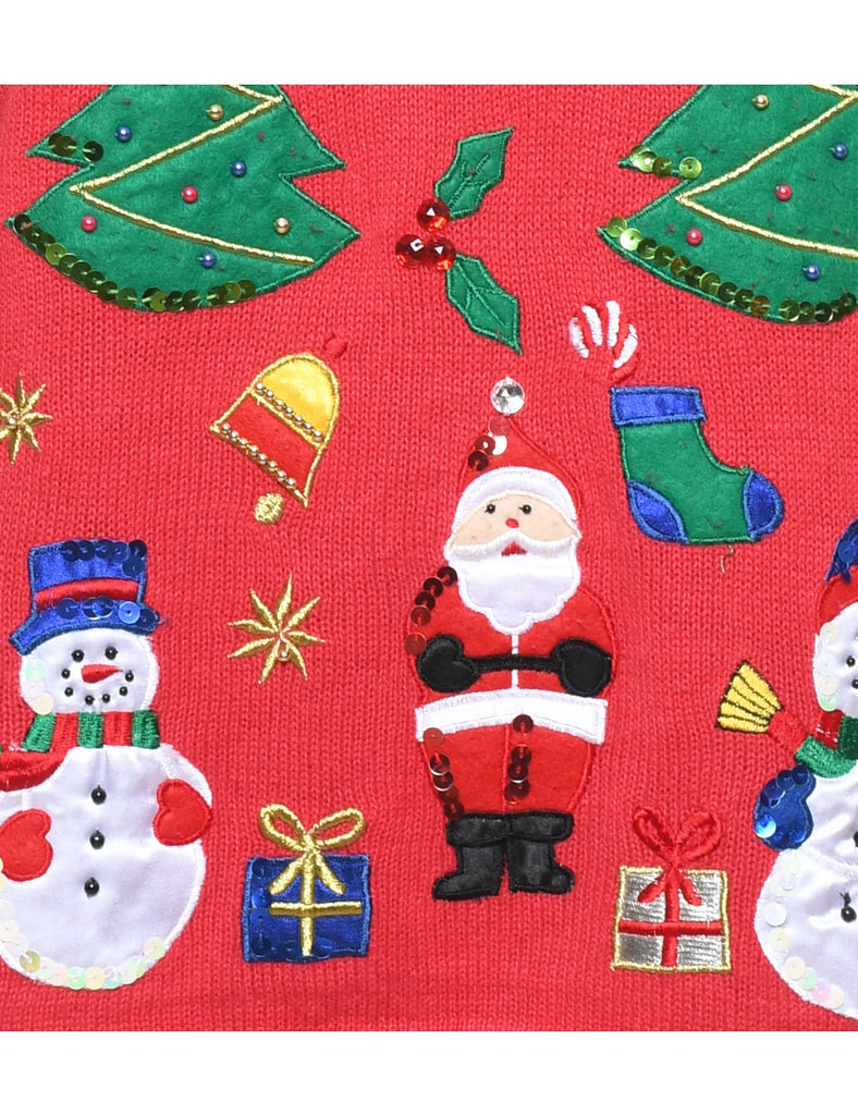 Snowman Christmas Jumper - S