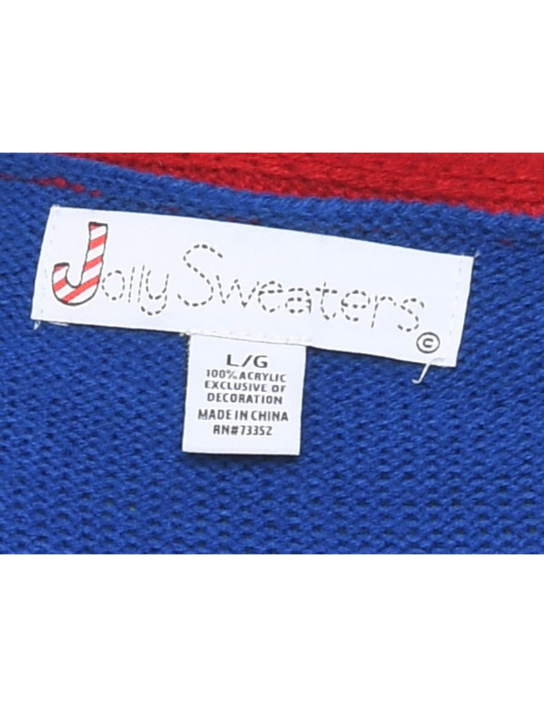 Snowman Christmas Jumper - L