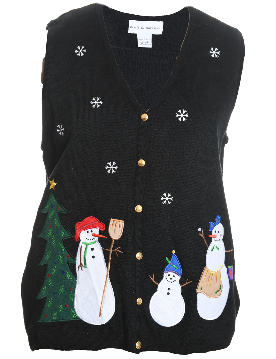 Plus size christmas sweater vest online