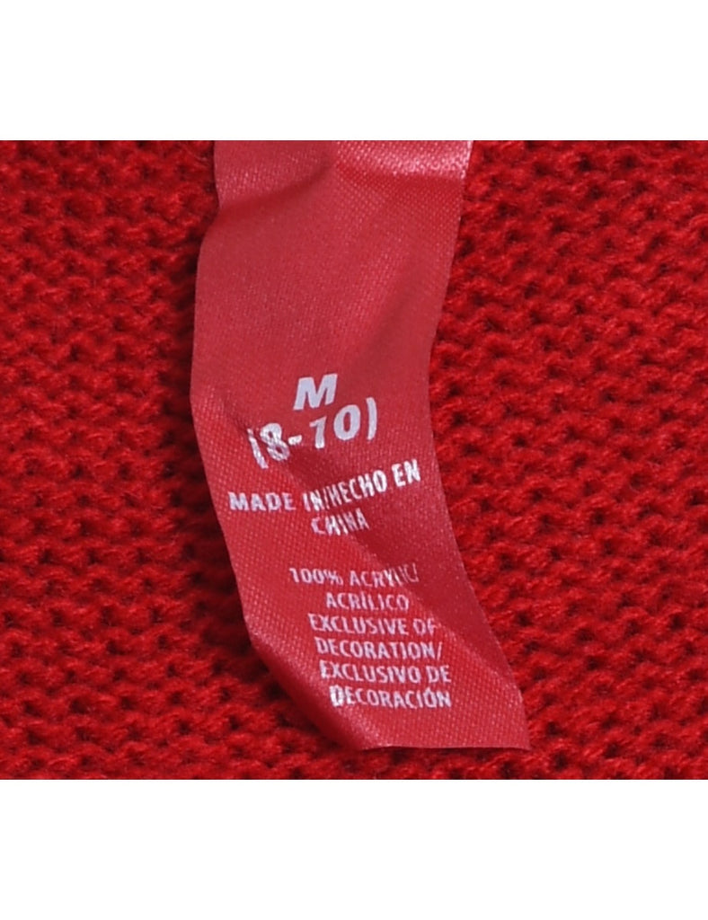 Snowman Christmas Sweater Vest - M