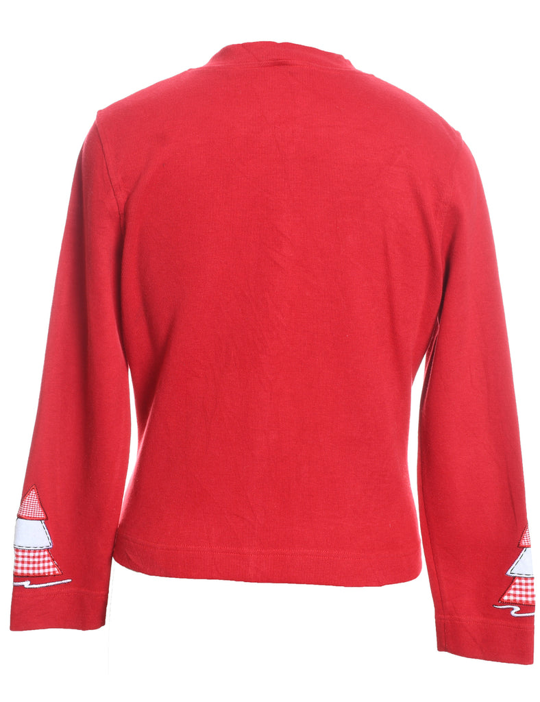 Snowman Christmas Sweatshirt - M