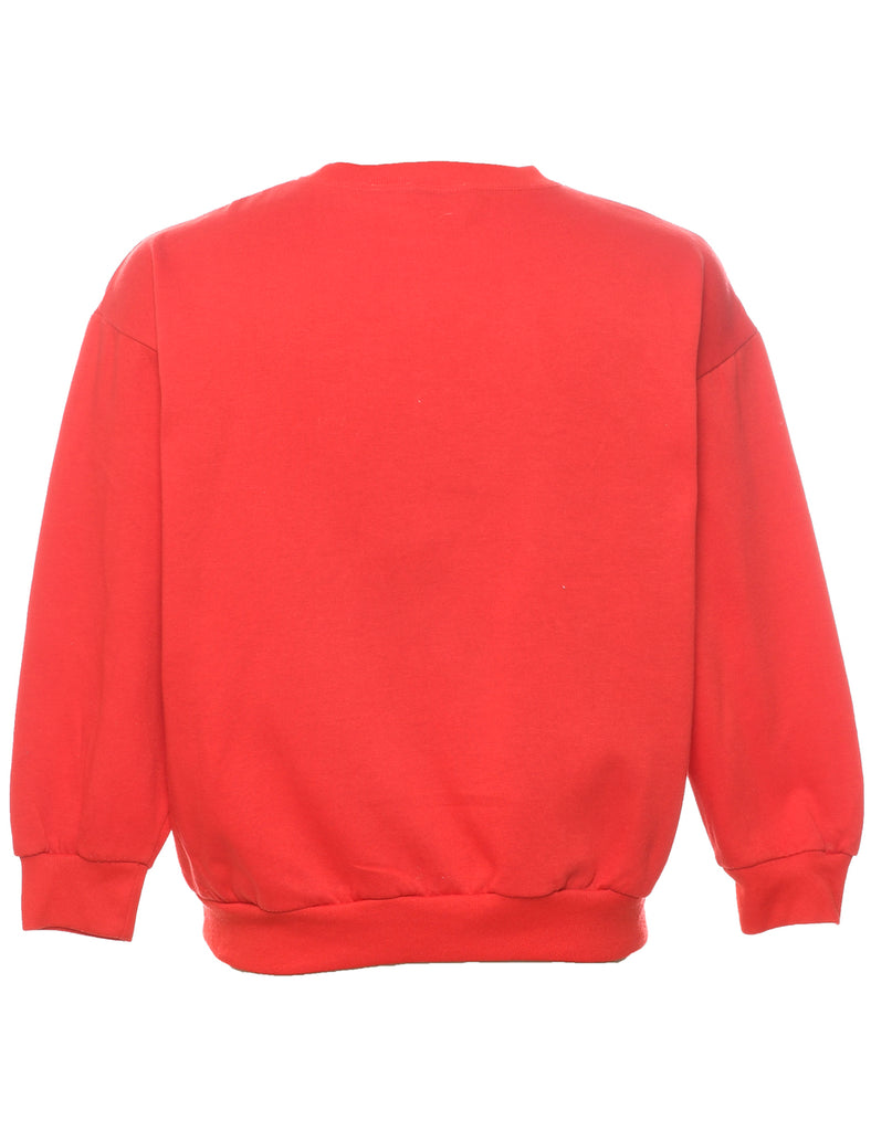 Snowman Christmas Sweatshirt - L