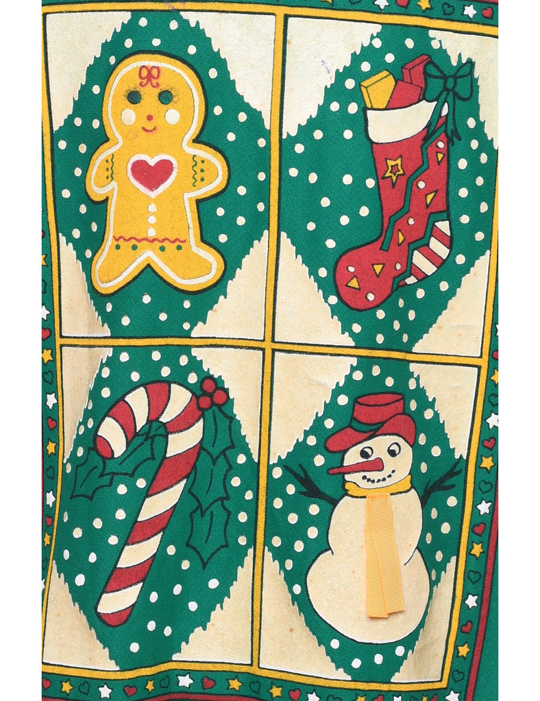 Snowman Christmas Sweatshirt - L