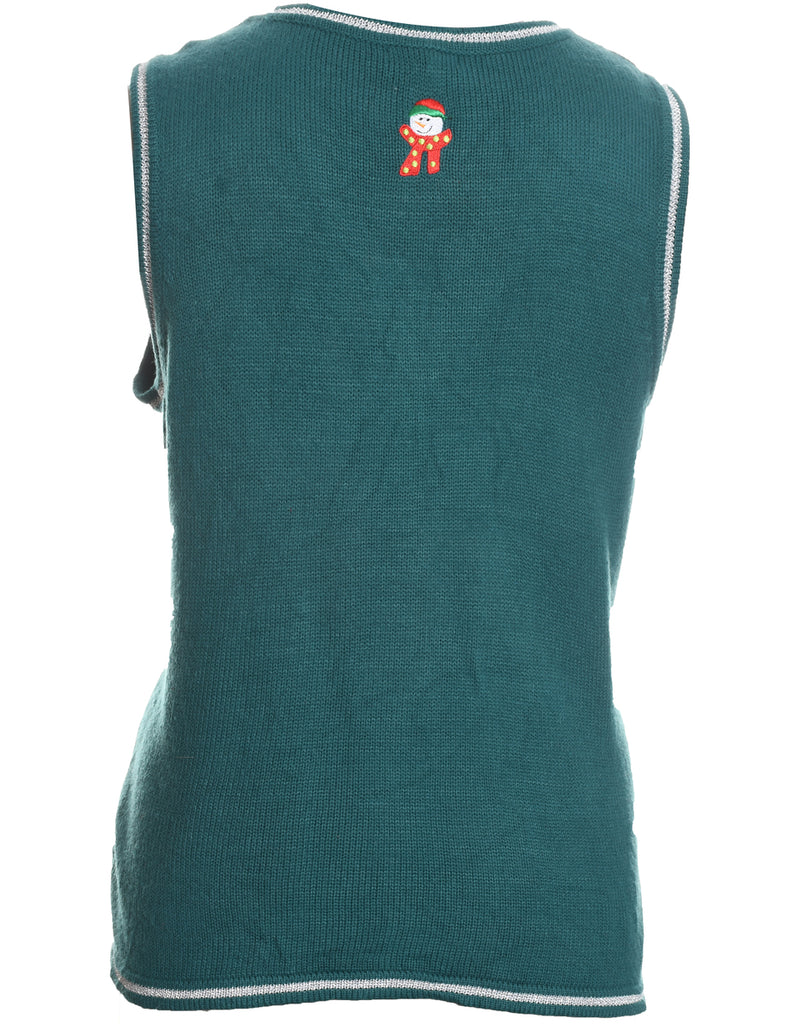 Snowman Christmas Vest - M