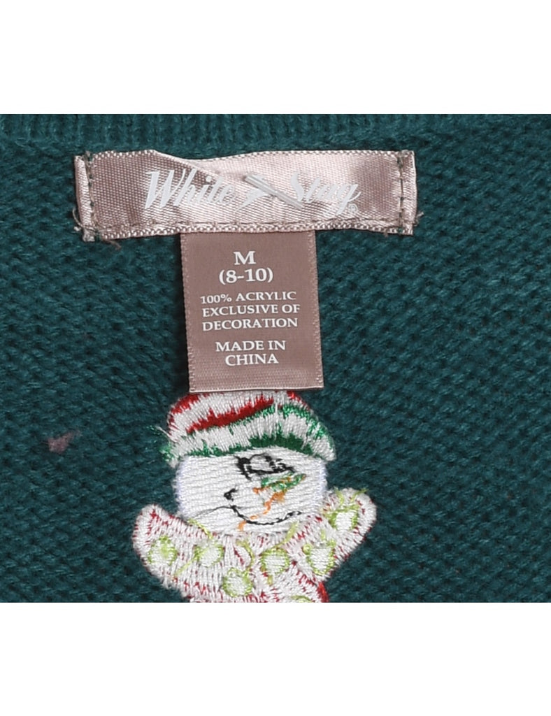 Snowman Christmas Vest - M