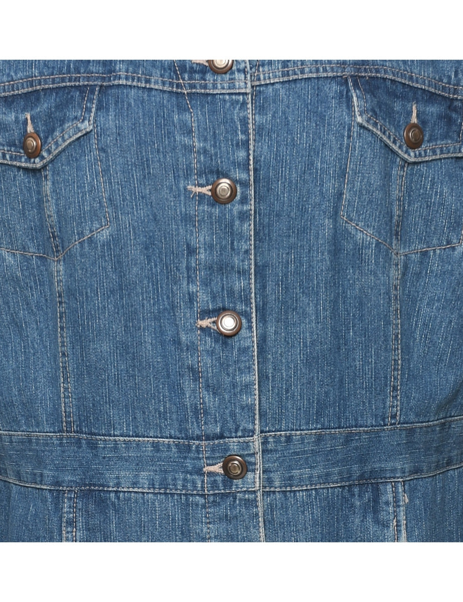 Women's Sonoma Sonoma Button Front Denim Dress Denim, L | Beyond Retro Women's Sonoma Sonoma Button Front Denim Dress Denim, L | Beyond Retro