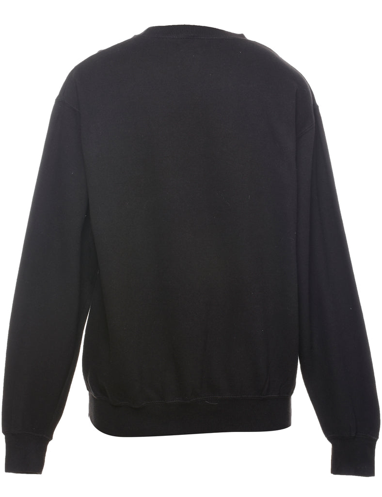 Sparkly Bird Design Sweatshirt - M
