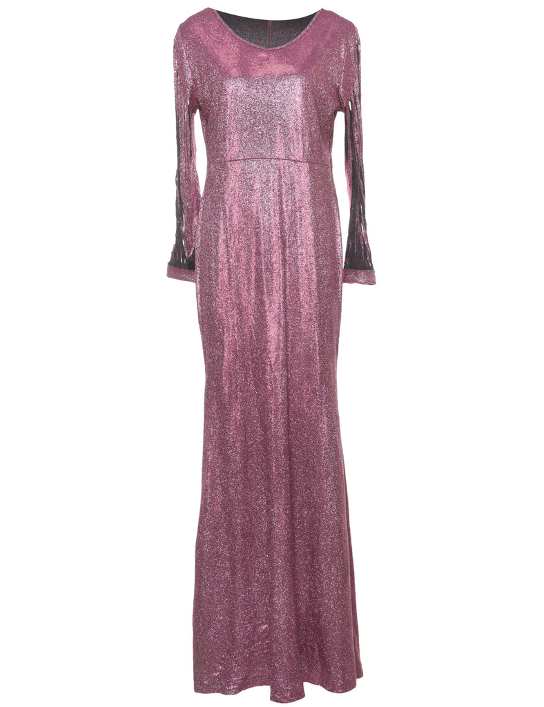 Sparkly Finish Evening Dress - L