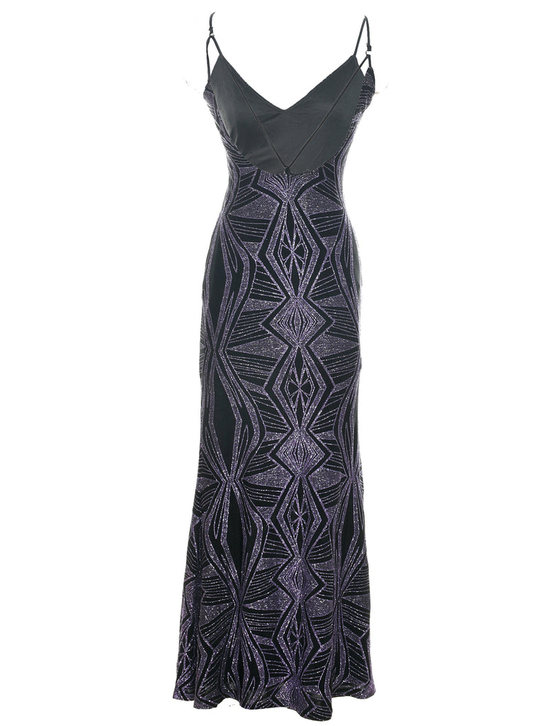 Sparkly Finish Evening Dress - XS