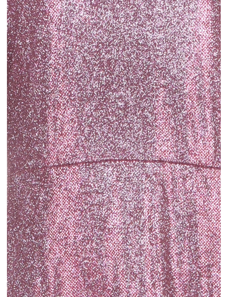 Sparkly Finish Evening Dress - L