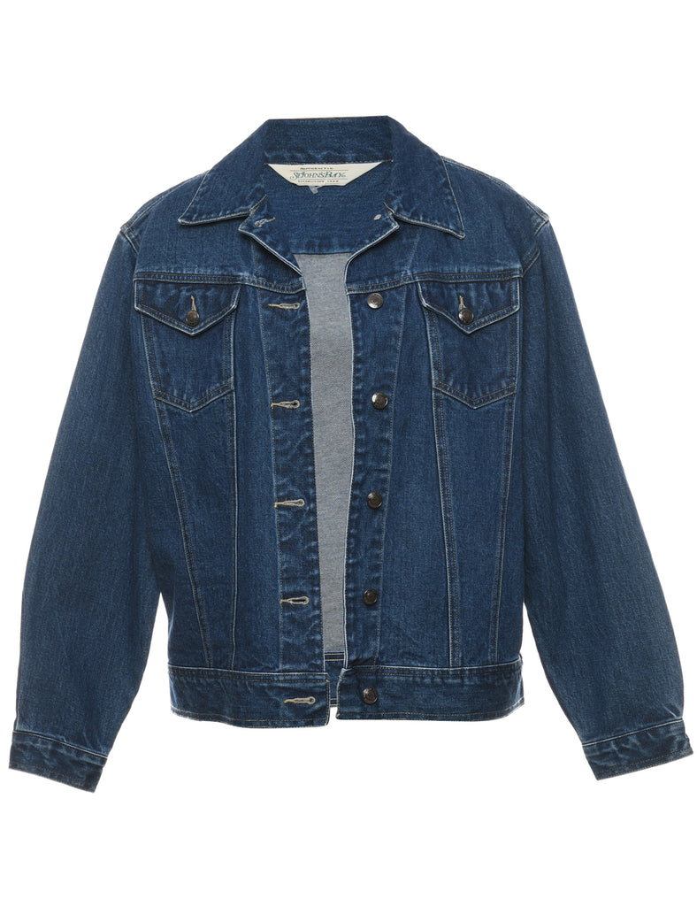 St John's Bay Indigo Denim Jacket - M