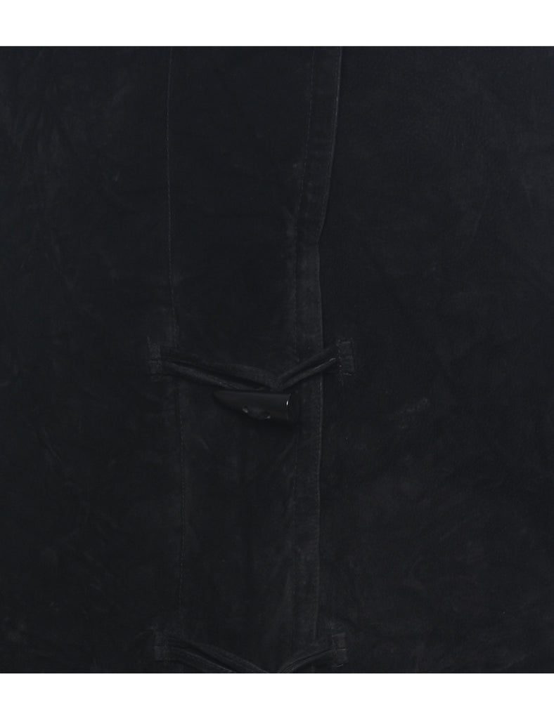 St John's Bay Shearling Suede Jacket - M