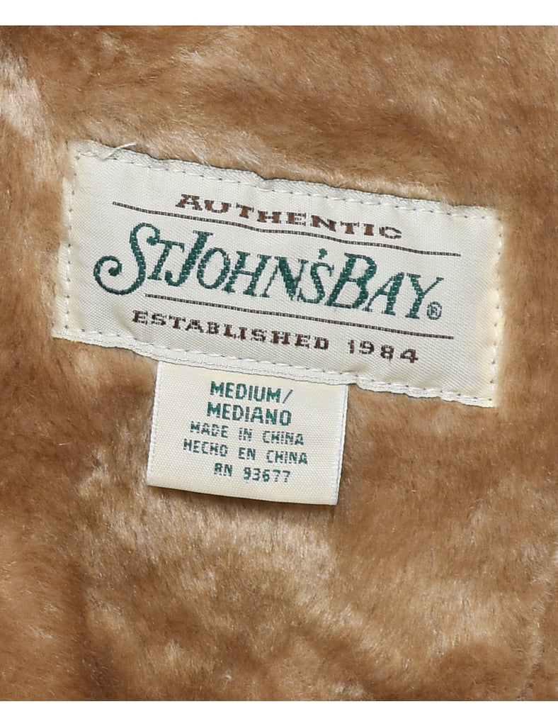 St John's Bay Suede Jacket - M