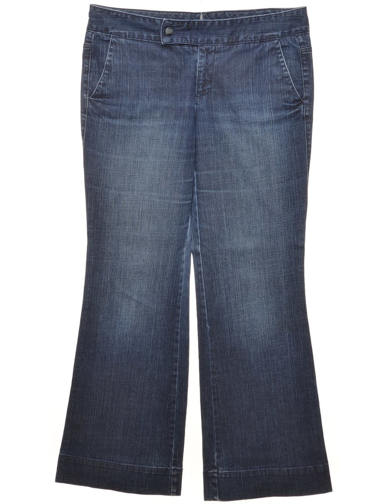Stone Wash Bootcut Jeans - W35 L33