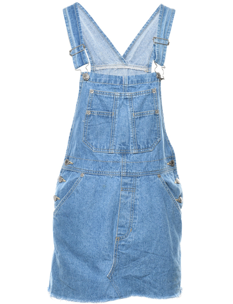 Stone Wash Denim Dress - M