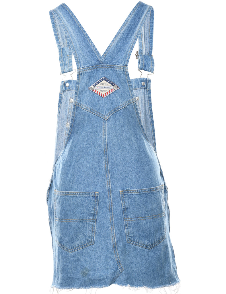 Stone Wash Denim Dress - M