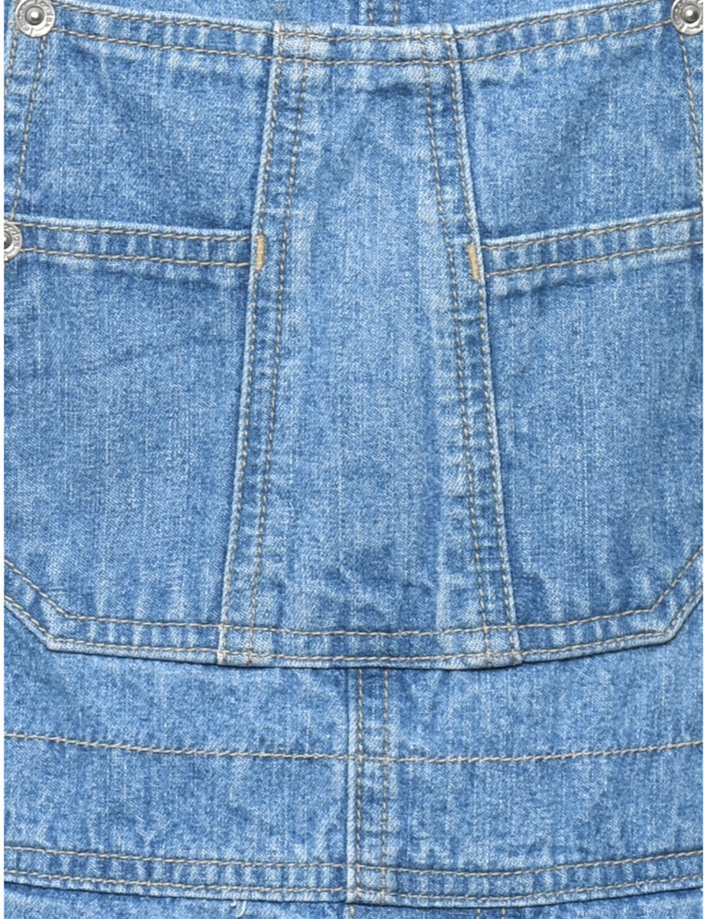 Stone Wash Denim Dress - M