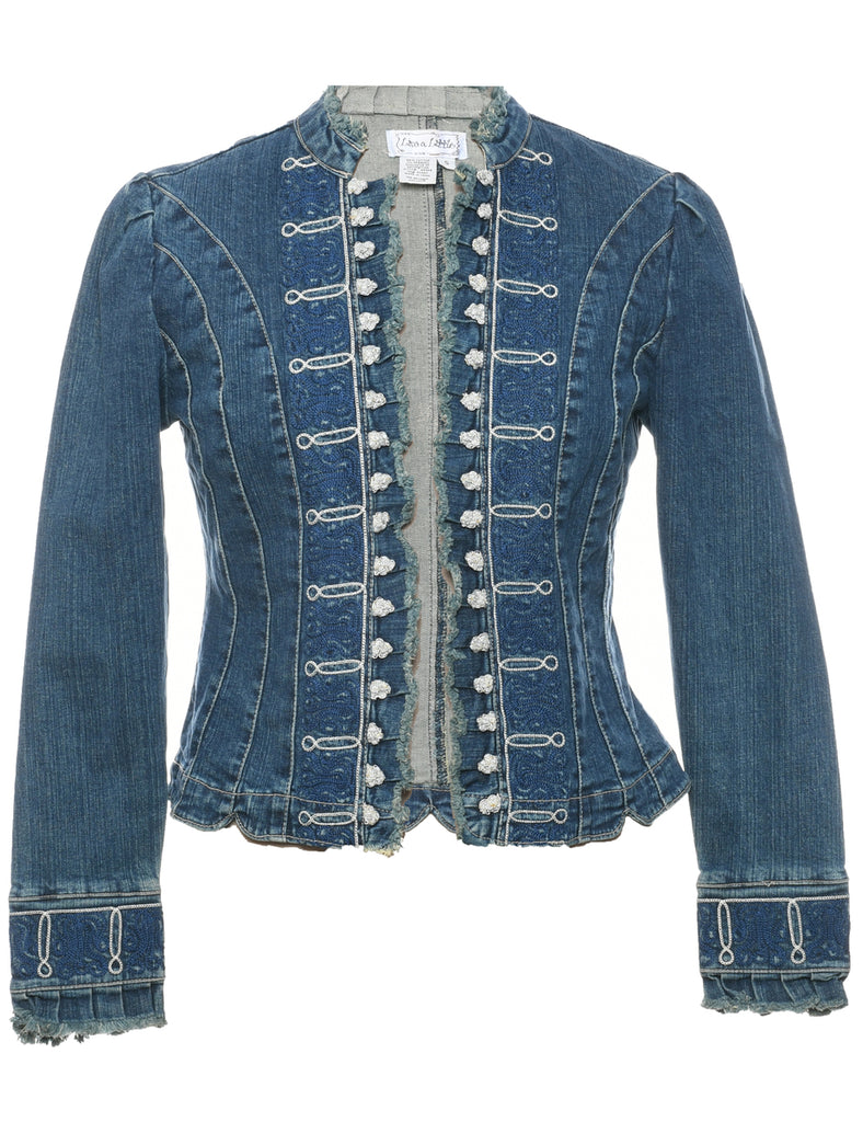 Stone Wash Denim Jacket - S