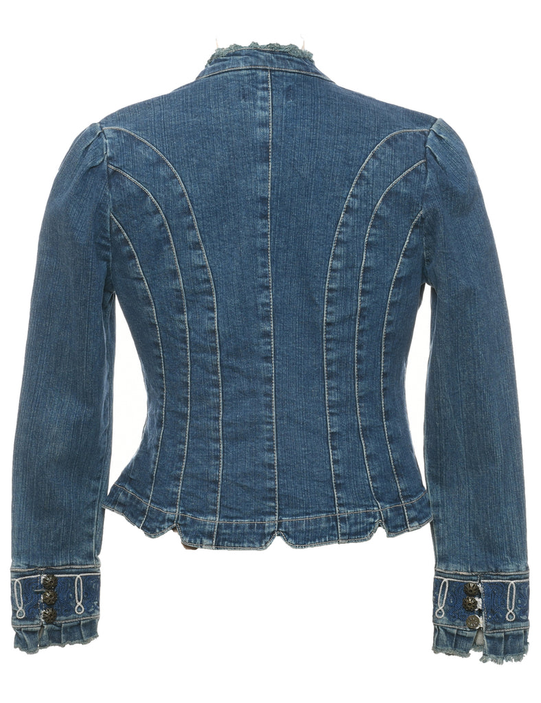 Stone Wash Denim Jacket - S