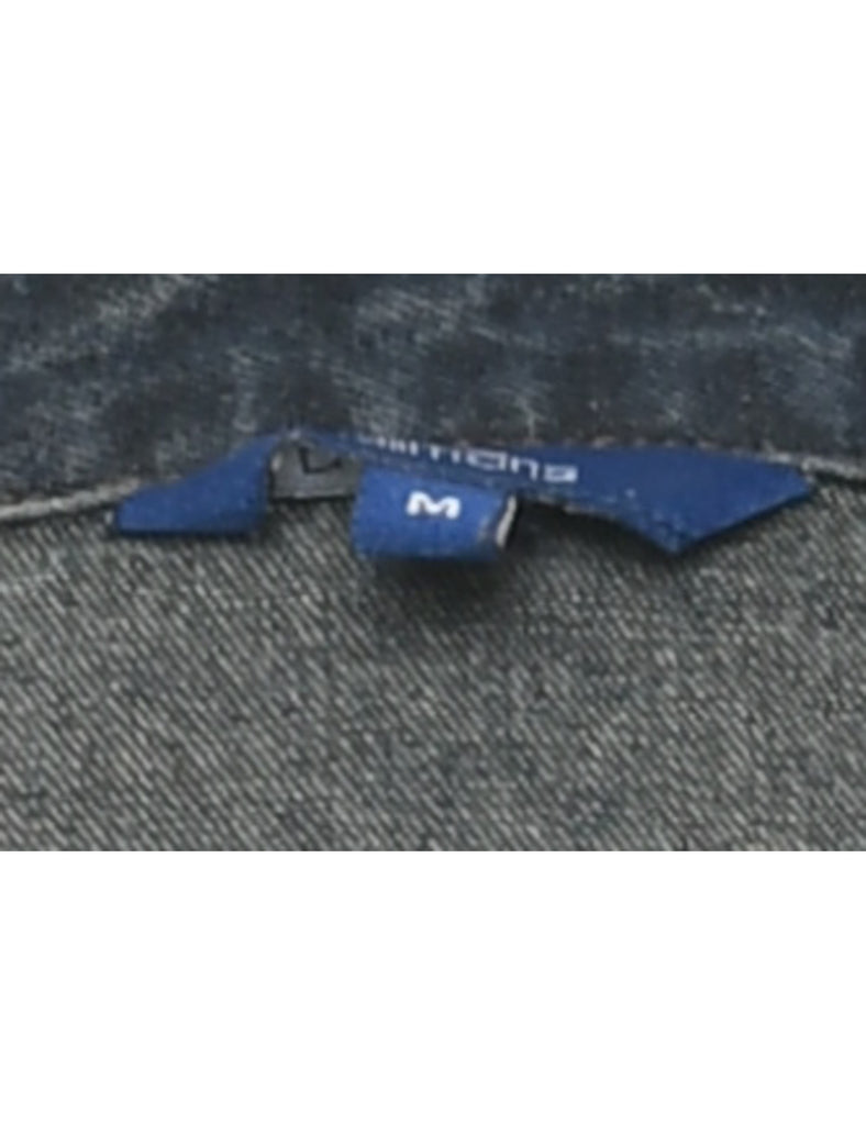 Stone Wash Denim Shirt - M